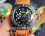 New Replica Panerai New PAM01324 Submersible GMT Navy Seals Carbotech Watch 44mm